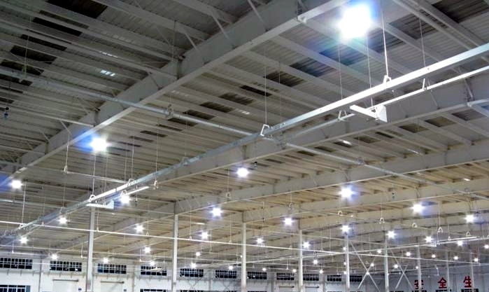 厂房照明灯具节能改造后照明效果